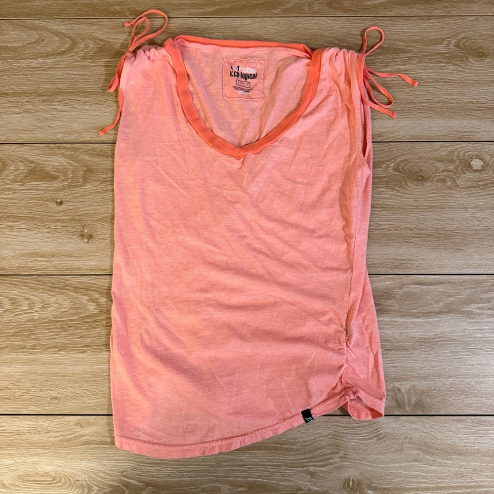 Women's Vintage Volcom Pink Top Size Small